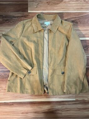 Studio Works Tan Suede Jean Jacket - Women's